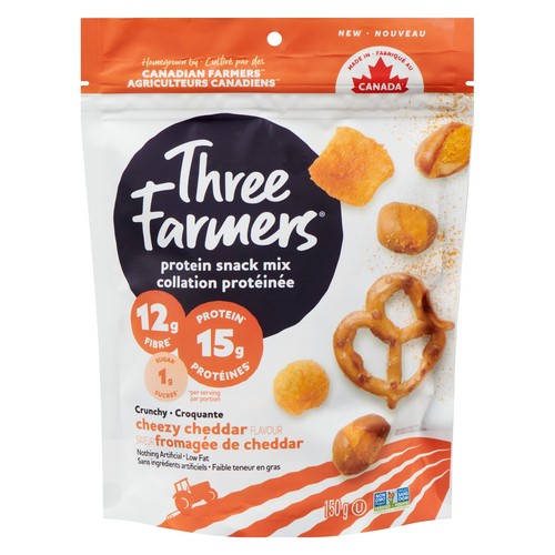 Three Farmers Protein Snack Mix Cheezy Cheddar 150 g