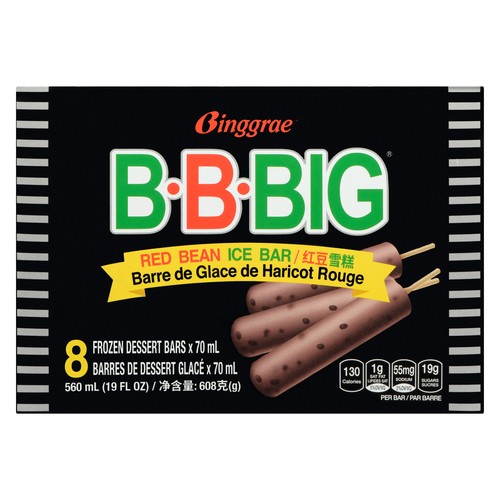 Binggrae Ice Cream Bara Red Bean 8 x 70 ml