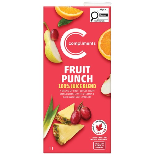 Compliments Juice Fruit Punch Blend 1 L