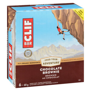 Clif Energy Bars Brownie Chocolate 6 x 68 g