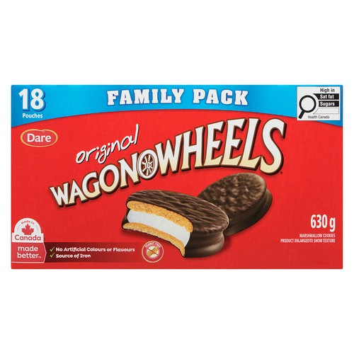 Dare Peanut-Free Wagon Wheels Original Coated Chocolate 630 g