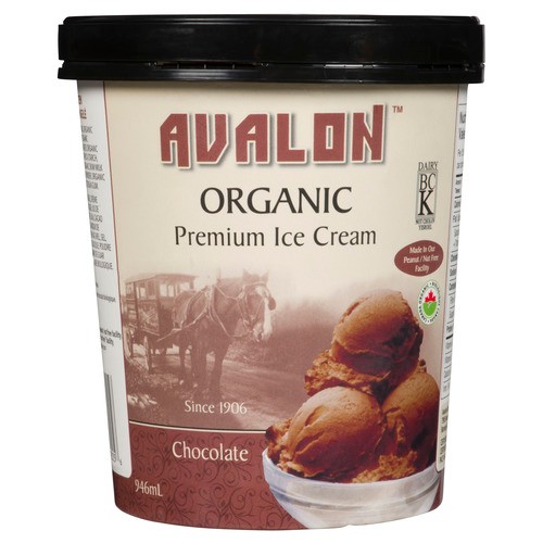Avalon Organic Premium Ice Cream Chocolate 976 ml