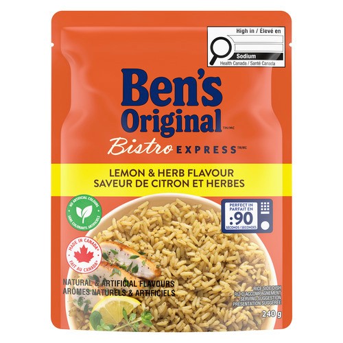 Ben's Original Bistro Express Rice Side Lemon & Herb 240 g