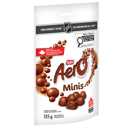 Nestlé Aero Milk Chocolate Minis Pouch 135 g