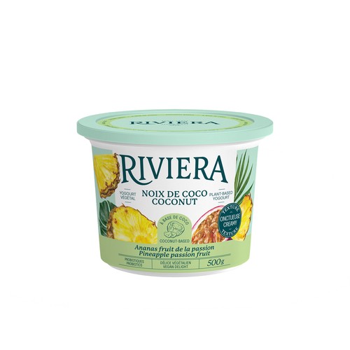 Riviera Plant Based Coconut Yogurt Pineapple & Coconut 500 g