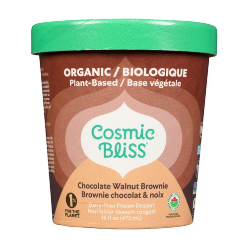 Cosmic Bliss Ice Cream Chocolate Walnut Brownie 473 ml