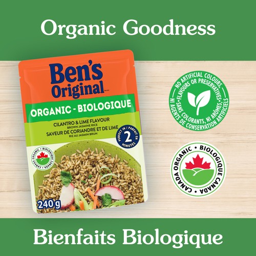 Ben's Original Organic Brown Jasmine Rice Cilantro And Lime 240 g