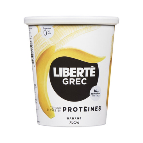 Voilà Online Groceries & Offers Liberte Greek Yogurt Banana 750 g