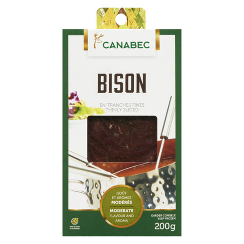 Gibiers Canabec Frozen Bison Chinese Fondue 200 g
