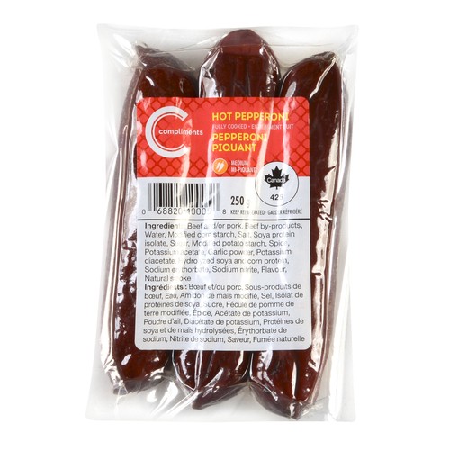 Compliments Pepperoni Hot 250 g