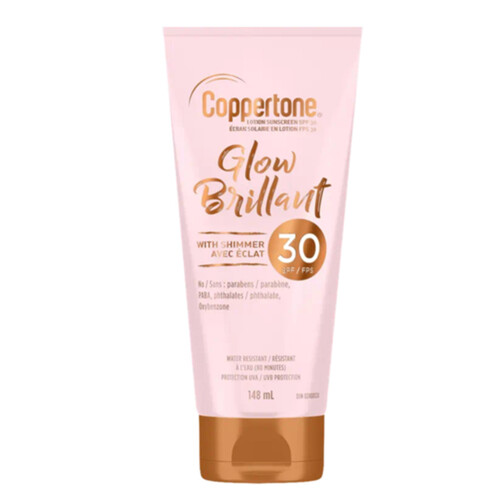 Coppertone Glow Lotion Sunscreen SPF30 148 ml