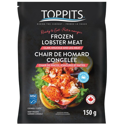 Toppits Frozen Lobster Meat Cooked 150 g