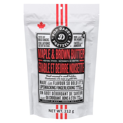 Pop Daddy Pretzel Maple & Brown Butter 212 g