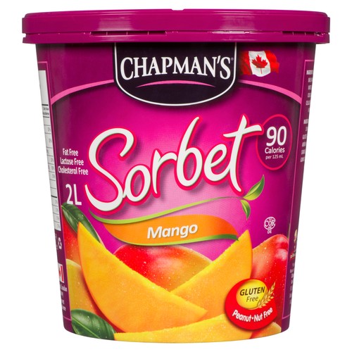 Chapman's Sorbet Ice Cream Mango 2 L