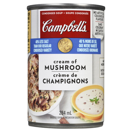 Campbell's Soup Reduced Sodium Cream Of Mushroom 284 ml