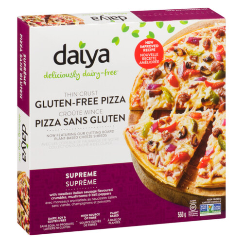 Daiya Dairy Free Gluten Free Vegan Pizza Supreme 550 g