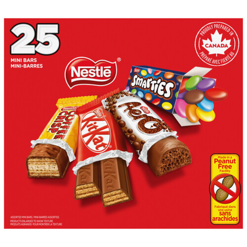 Nestle Peanut-Free Chocolate Minis Assorted 25 Count 237 g