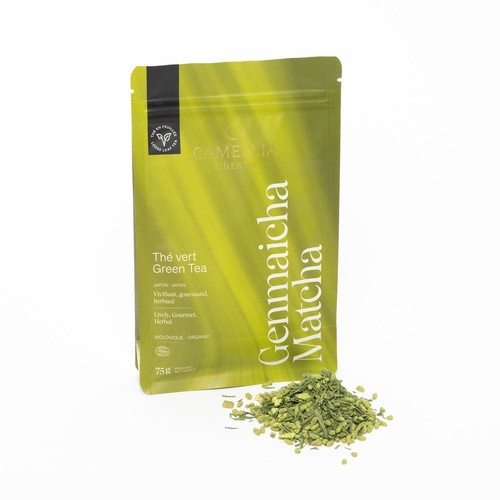 Camellia Sinensis Organic Green Tea Genmaicha Matcha 75 g