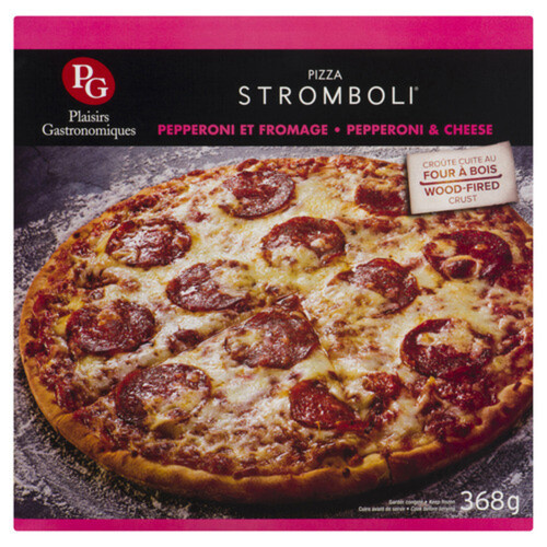 Plaisirs Gastronomiques Frozen Stromboli Pizza Pepperoni & Cheese Pizza 368 g