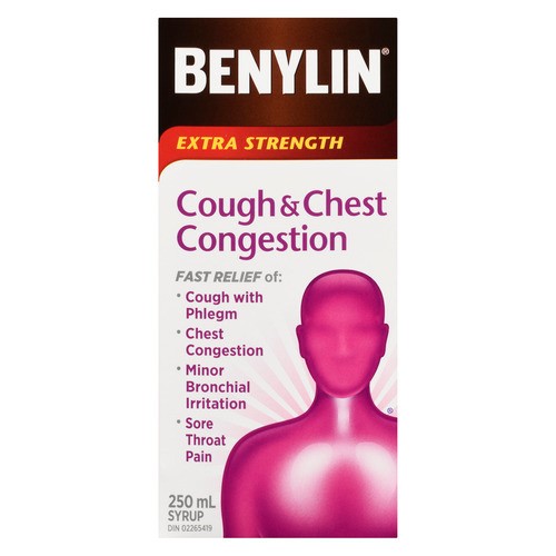 Benylin Extra Strength Cough Syrup 250 ml