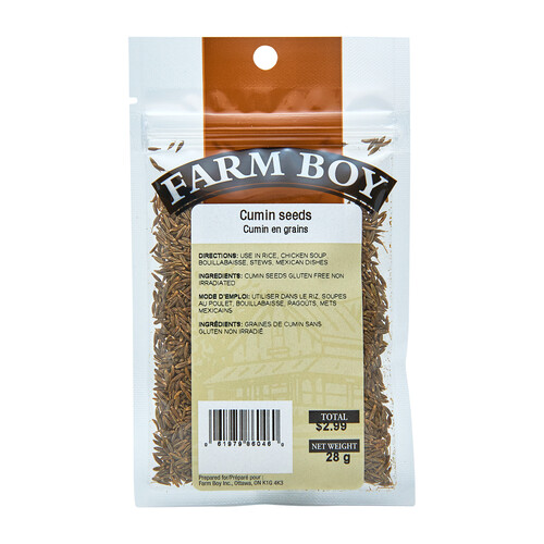 Farm Boy Cumin Seeds 28 g