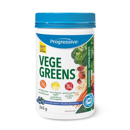 Progressive VegeGreens Superfoods Blueberry Medley 265 g