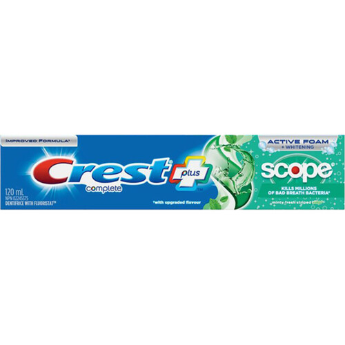 Crest Toothpaste Whiten Plus Scope 120 ml