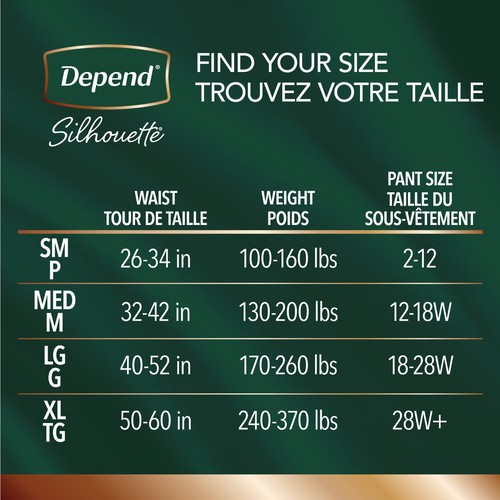 Depend Silhouette Adult Incontinence Underwear Pink Small 16 Count