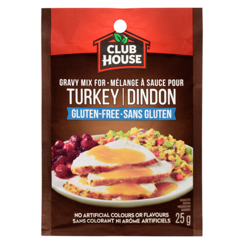 Club House Gluten-Free Gravy Mix Turkey 25 g