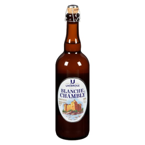 Unibroue Blanche De Chambly Beer 5% Alcohol 750 ml (bottle)
