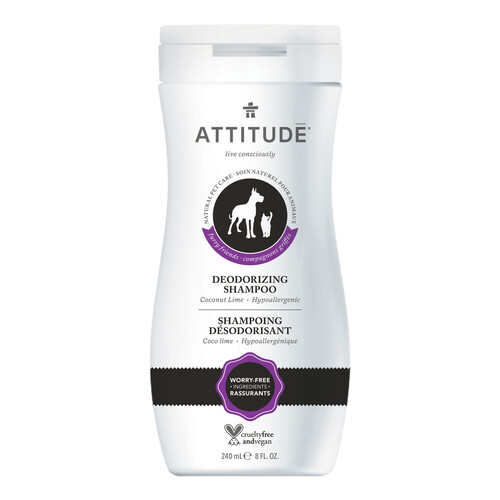 Attitude Furry Friends Deodorizing Pet Shampoo Coco Lime 240 ml
