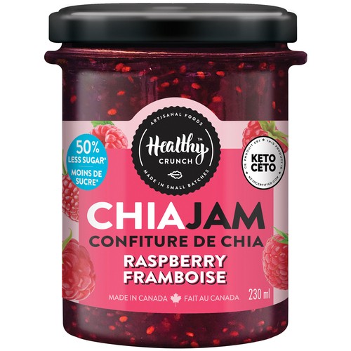 Healthy Crunch Chia Jam Raspberry 230 ml