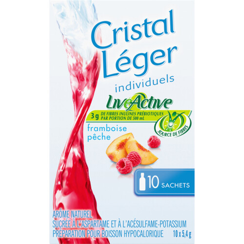 Crystal Light Singles Raspberry Peach 54 g