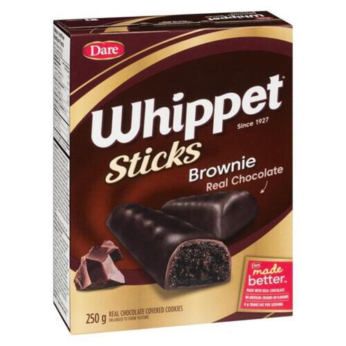 Dare Whippet Peanut-Free Sticks Brownie 250 g