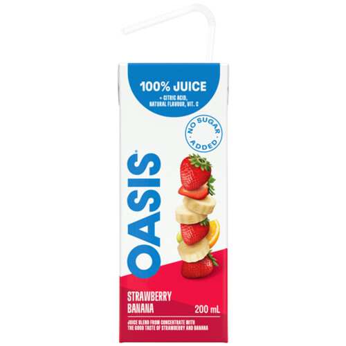 Oasis Juice BoxesStrawberry Banana 8 x 200 ml
