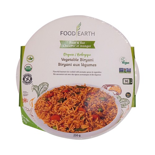 Food Earth Organic Vegetable Biryani 250 g