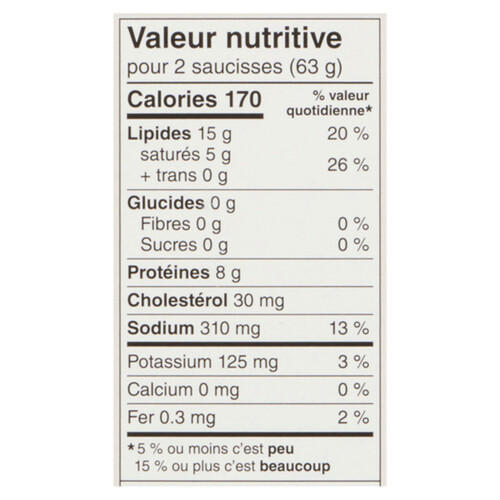 Greenfield Natural Meat Co. Breakfast Sausage Links 375 g