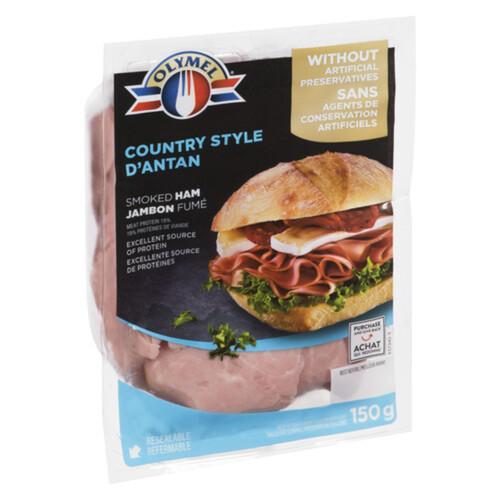 Olymel Ham Pouches Shaved Country 150 g