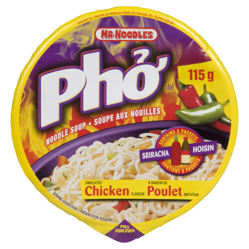 Mr. Noodles Pho Noodle Soup Chicken 115 g
