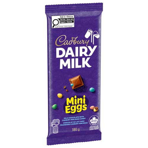 Cadbury Dairy Milk Milk Chocolate Bar With Mini Eggs 180 g