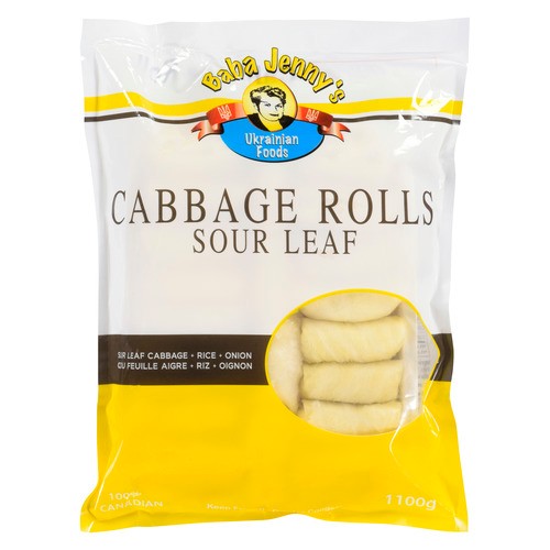 Baba Jenny's Frozen Cabbage Rolls Sour Leaf 36 EA