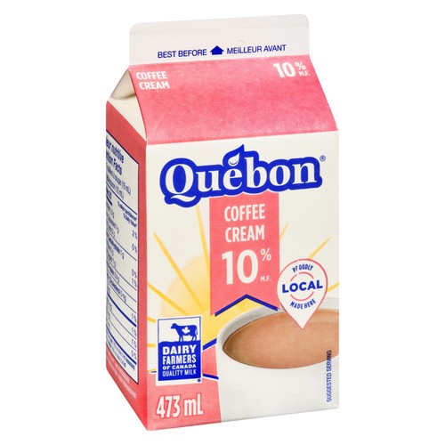 Quebon 10% Coffee Cream 473 ml
