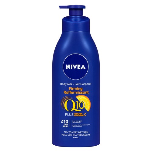 NIVEA Q10 Body Milk Firming Plus Vitamin C Dry to Very Dry Skin 473 ml