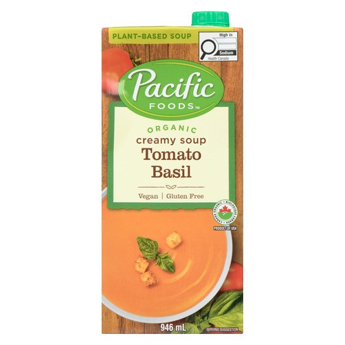 Pacific Foods Organic Soup Tomato Basil 946 ml