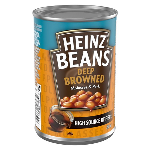 Heinz Canned Beans Deep-Browned With Molasses & Pork 398 ml