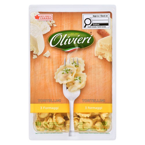 Olivieri Three Cheese Tortellini 700 g