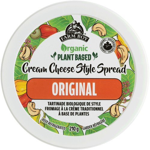 Farm Boy Plant Based Cream Cheese Style Spread Original 210 g