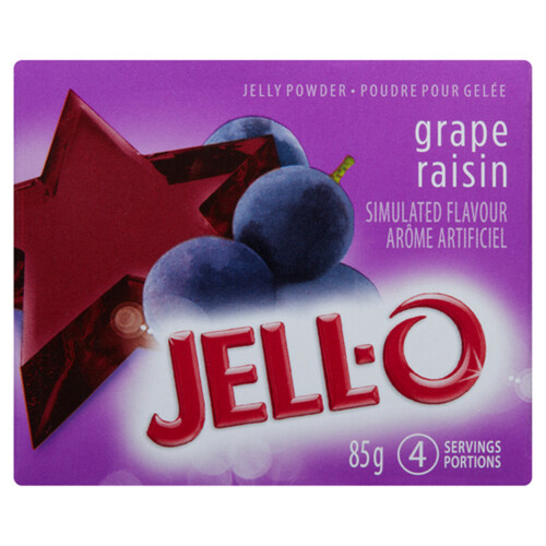 Jell-O Jelly Powder Mix Grape 85 g