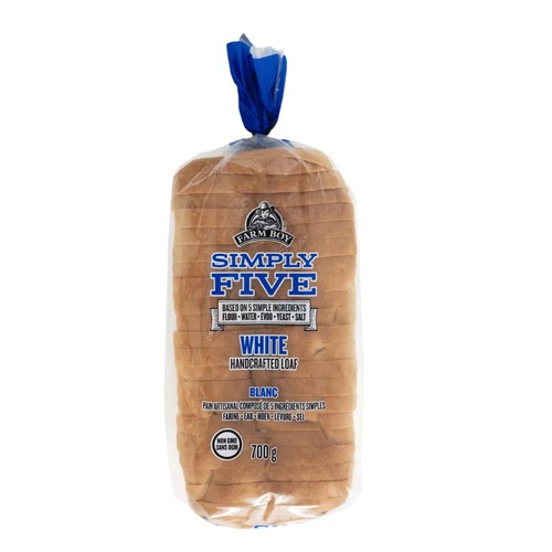 Farm Boy Simply Five Bread White 700 g