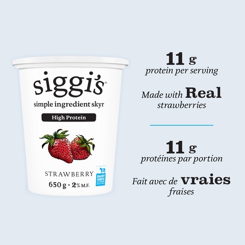 Siggi's Skyr Yogurt 2% Strawberry 650 g